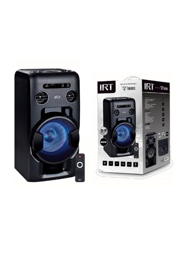  Parlante Portátil 8" Tauros Inalámbrico Recargable Bluetooth-0