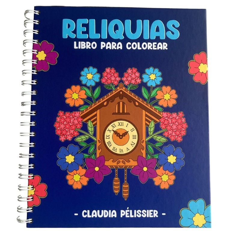 Reliquias Libro para colorear Tapa dura Azul