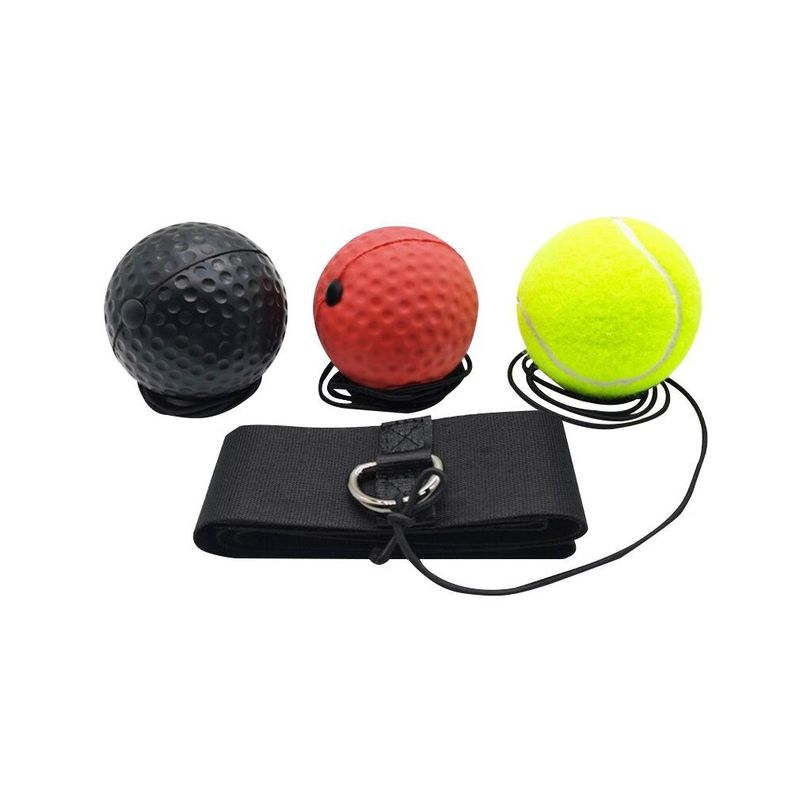 SET DE 3 PELOTAS DE REACCIÓN Y REFLEJOS BOXEO-0