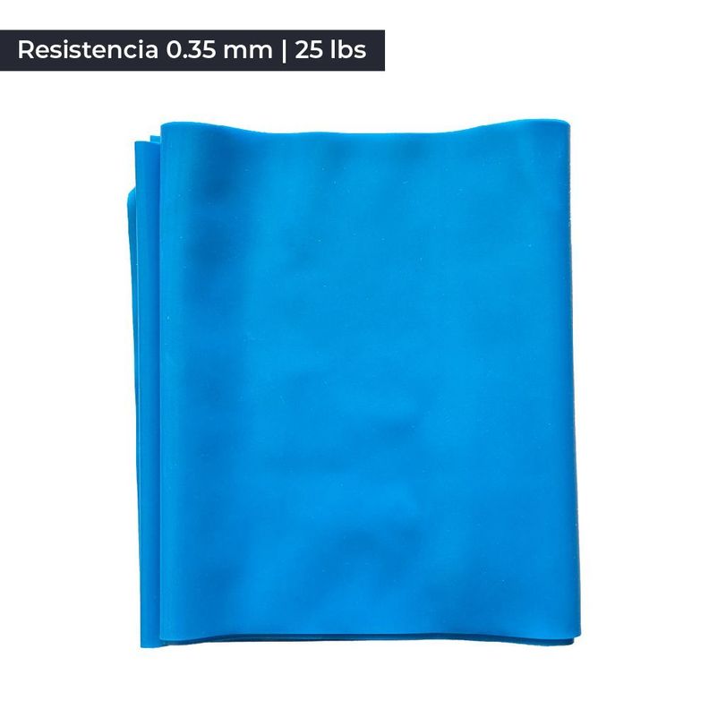 BANDA ELASTICA LATEX AZUL 0,35MM-0