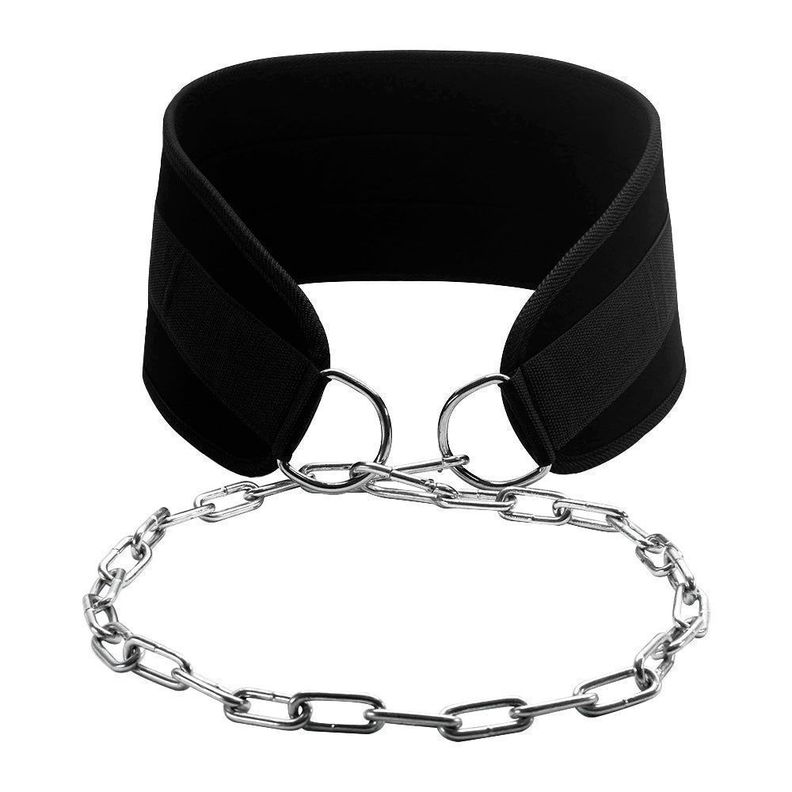 CINTURON DE LASTRE LEVANTAMIENTO DIP BELT NEGRO