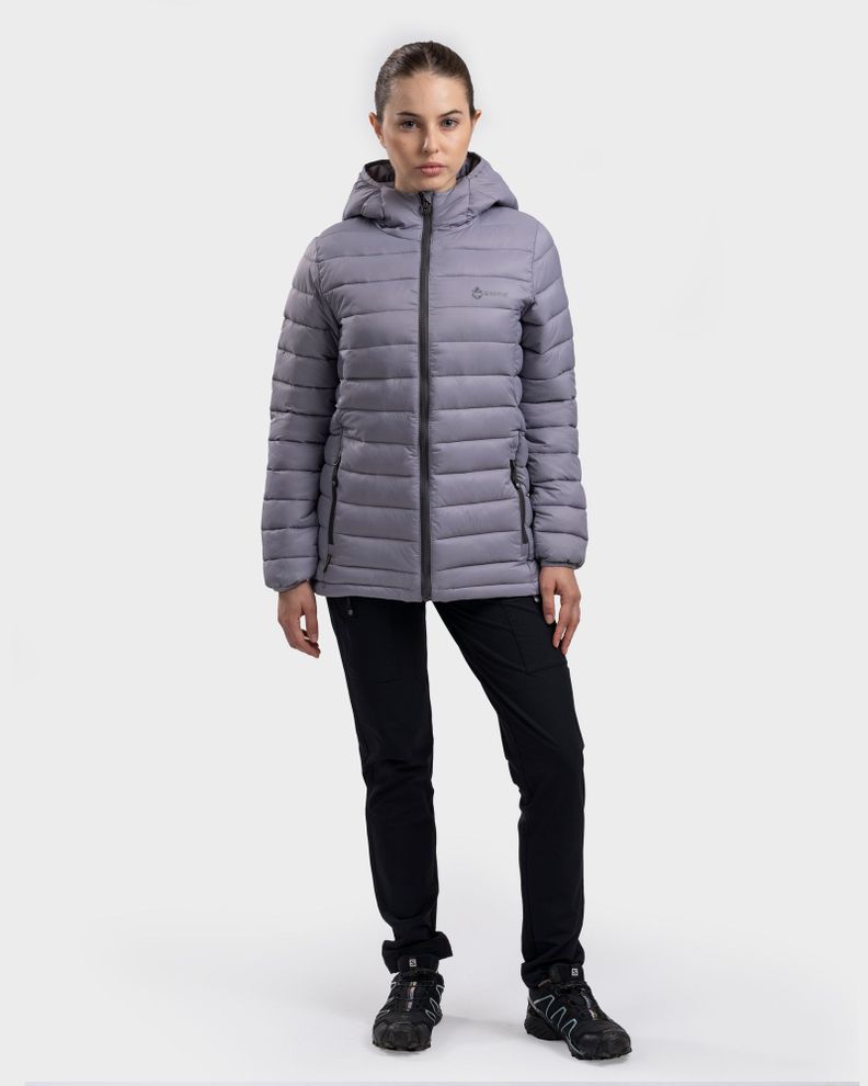 Parka Hoodie Eco Padwi Mujer Lilac Gnomo-0