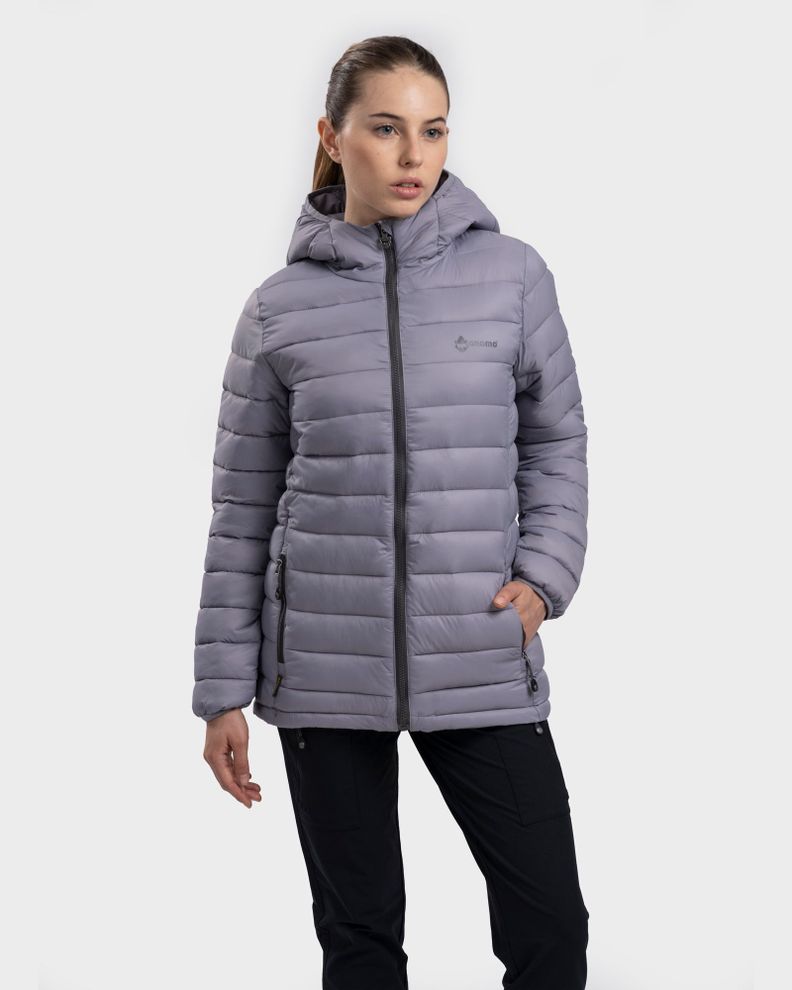 Parka Hoodie Eco Padwi Mujer Lilac Gnomo-1
