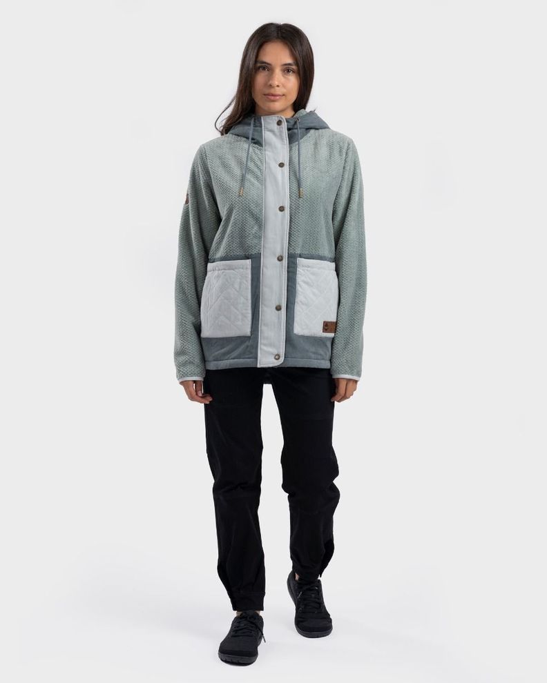 Short Fleece Eco Zulip Hoodie Mujer Gnomo-0