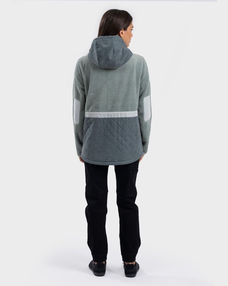 Short Fleece Eco Zulip Hoodie Mujer Gnomo-1