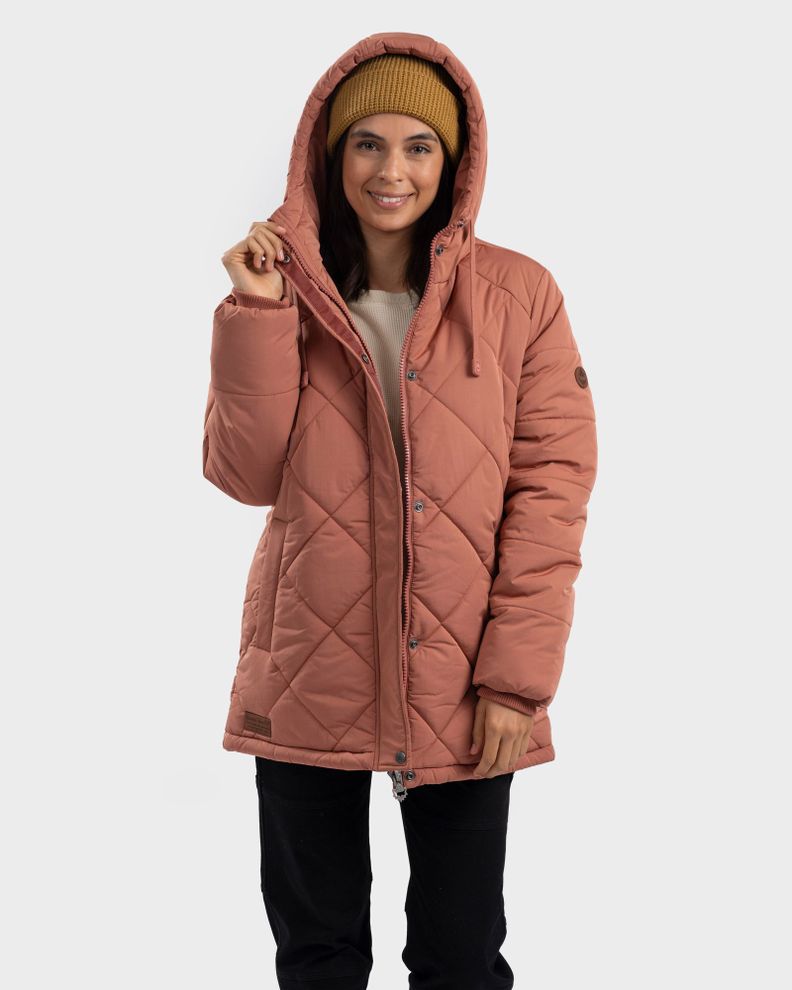 Parka Eco Nilen Mujer Salmon Gnomo-0