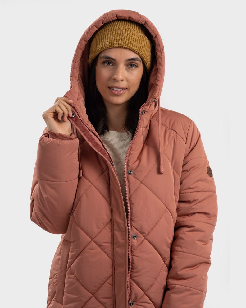 Parka Eco Nilen Mujer Salmon Gnomo-1