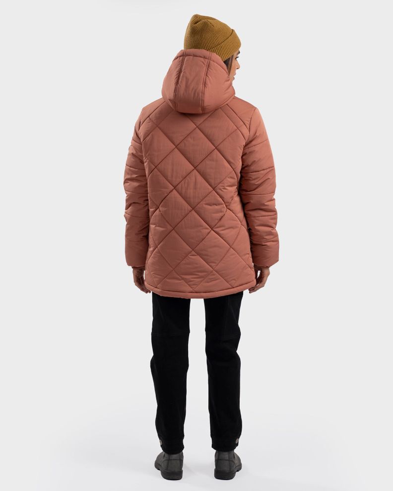 Parka Eco Nilen Mujer Salmon Gnomo-2