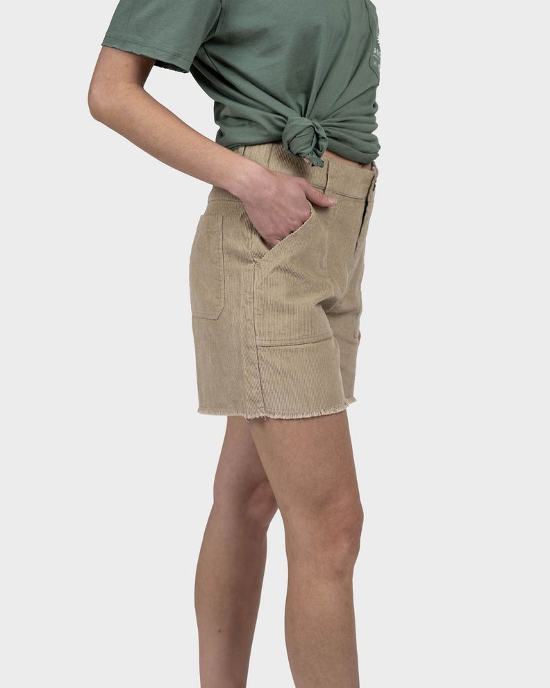 Short Cotelé Inkan Mujer Sand Gnomo-1