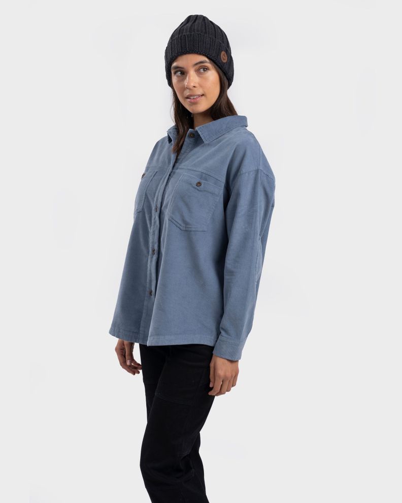 SobreCamisa Cotelé Humidil Mujer Indigo Gnomo-0