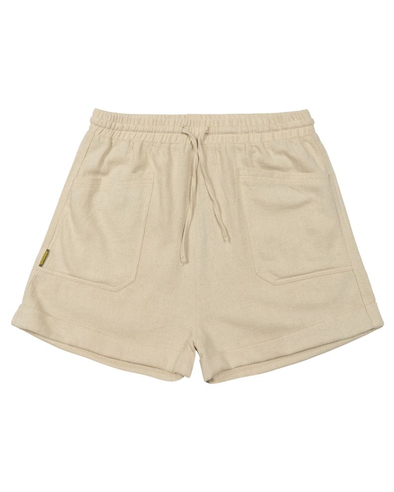 Short Lino Gurip Mujer Sand Gnomo-3