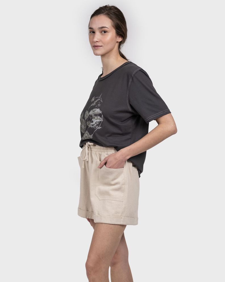 Short Lino Gurip Mujer Sand Gnomo-2