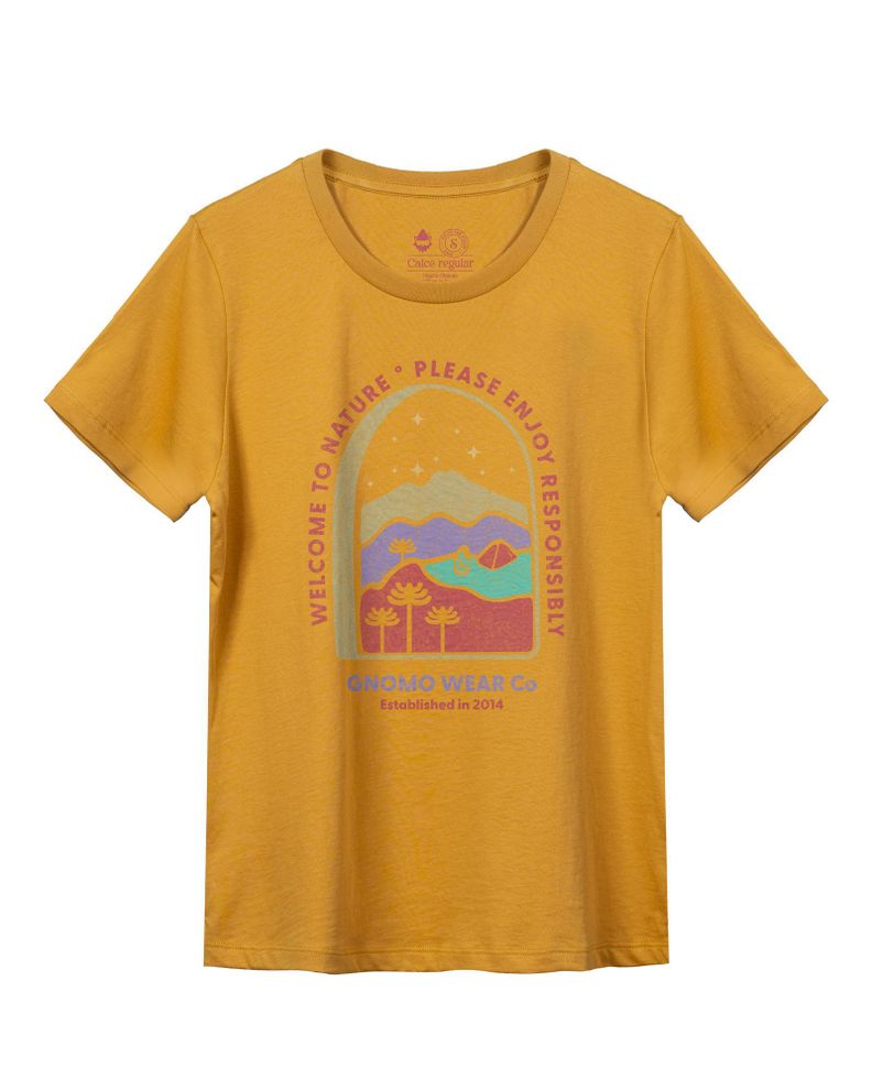 Polera Algodón Orgánico F-16 Mujer Gnomo-2
