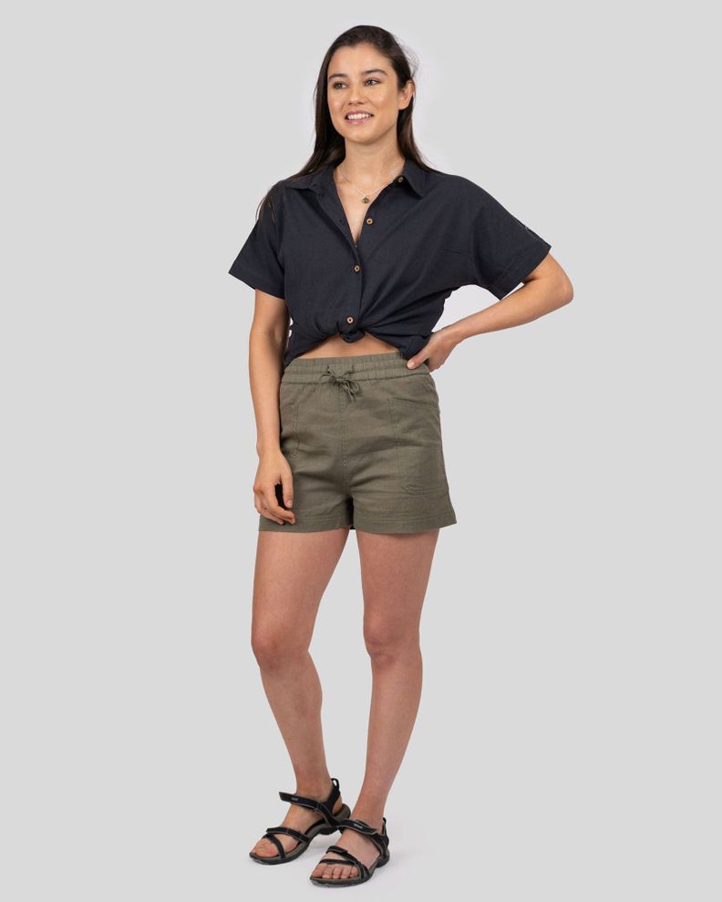 Short Mirka Mujer Stone Green Gnomo-1