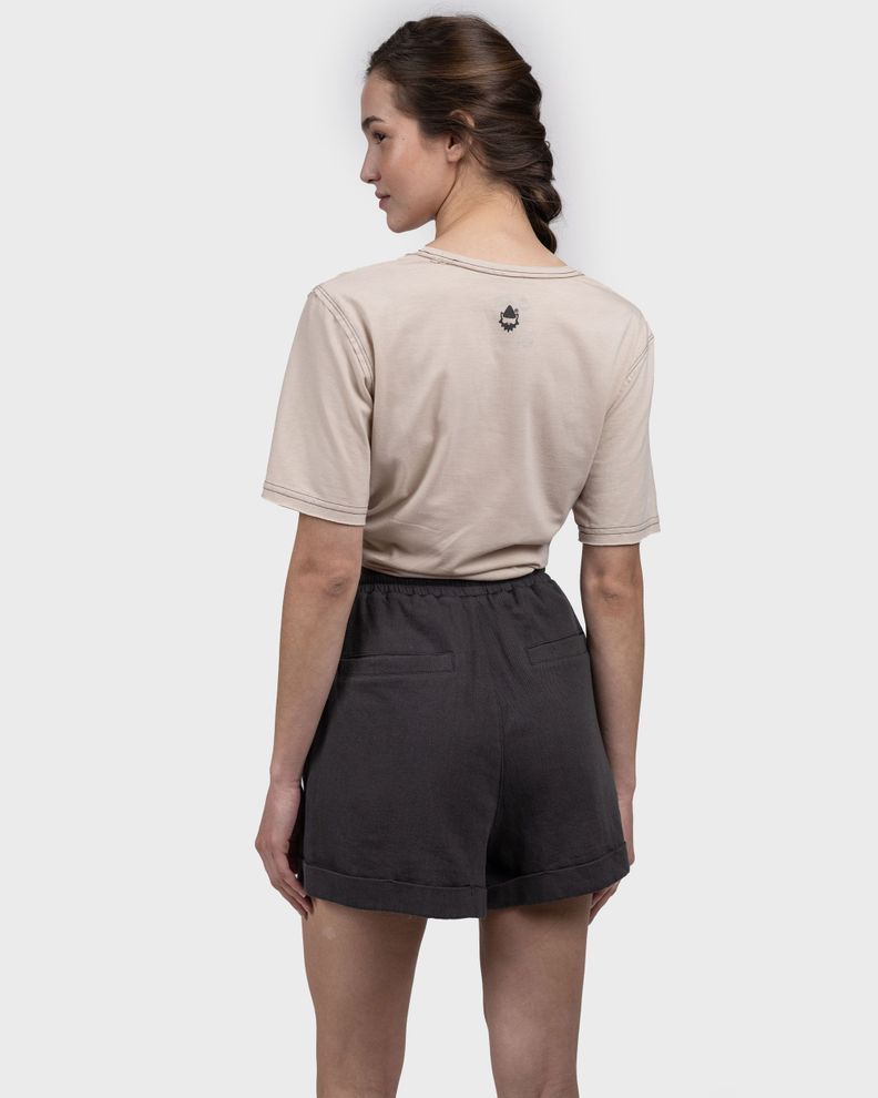 Short Lino Gurip Mujer DarkGrey Gnomo-3