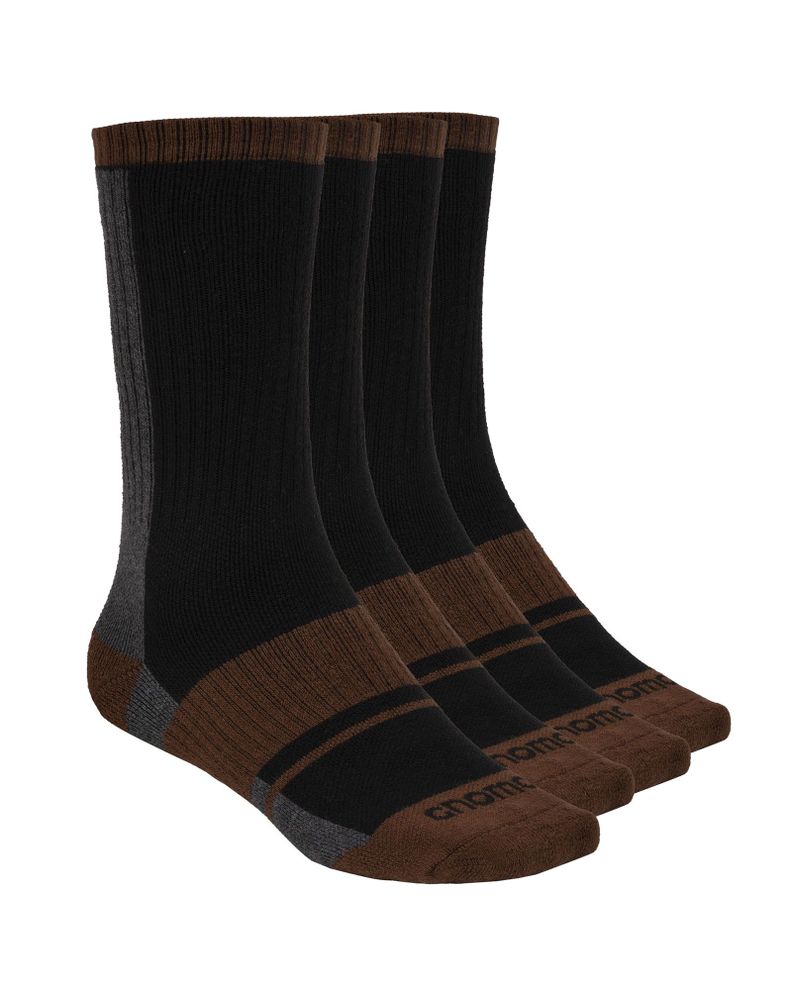 Duopack Calcetin Lana Merino Herlis Black Gnomo-0