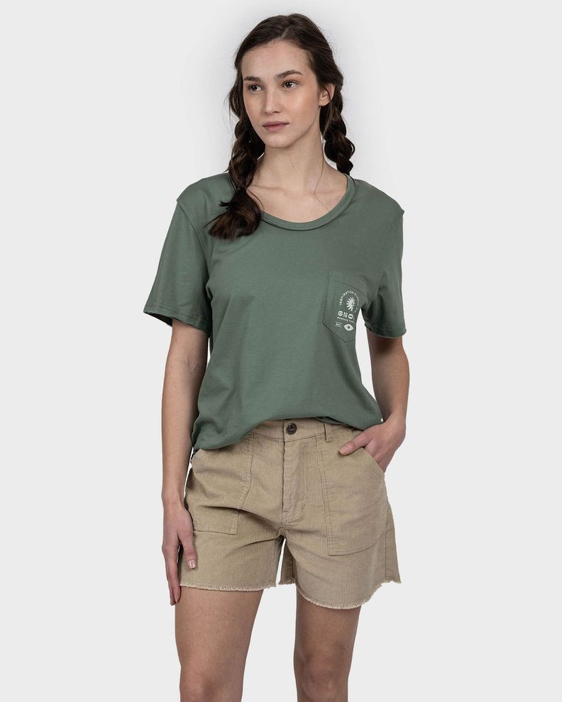 Polera Algodón Orgánico P-15 Mujer Green Gnomo-1