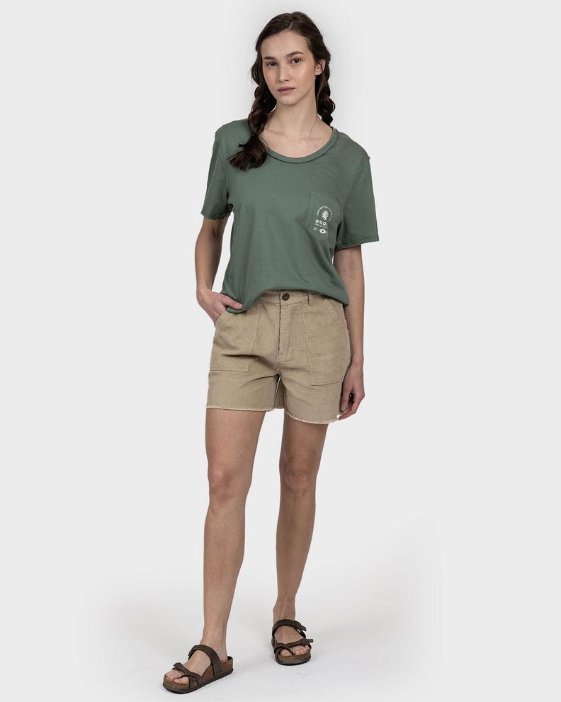 Polera Algodón Orgánico P-15 Mujer Green Gnomo-0