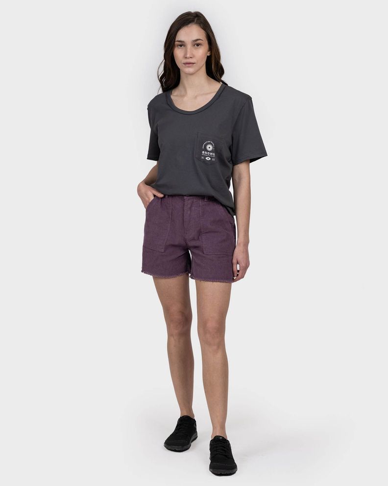 Short Cotelé Inkan Mujer Lilac Gnomo-0