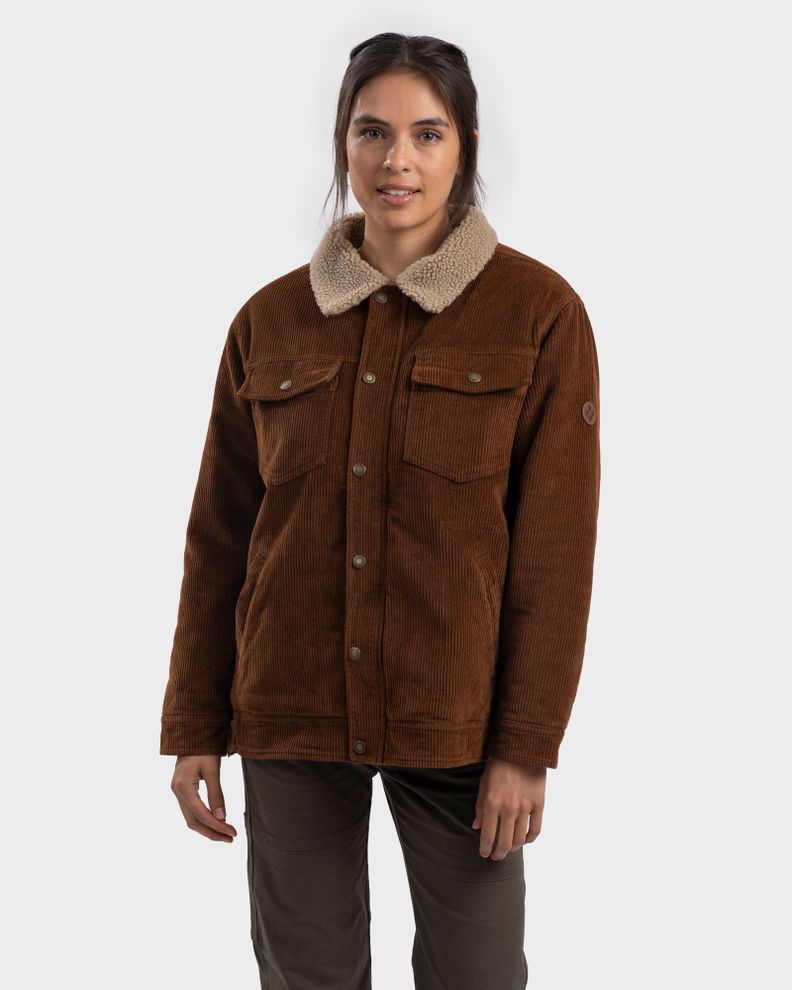 Chaqueta Cotelé Felver Mujer Brown Gnomo-0