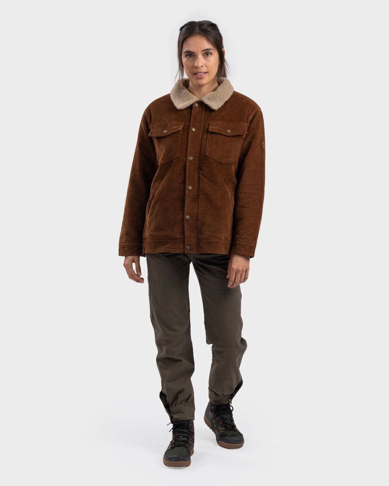 Chaqueta Cotelé Felver Mujer Brown Gnomo-1