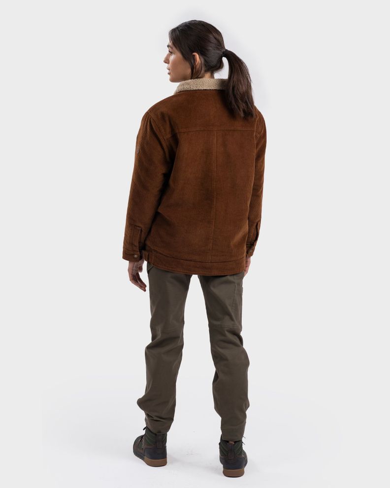 Chaqueta Cotelé Felver Mujer Brown Gnomo-3
