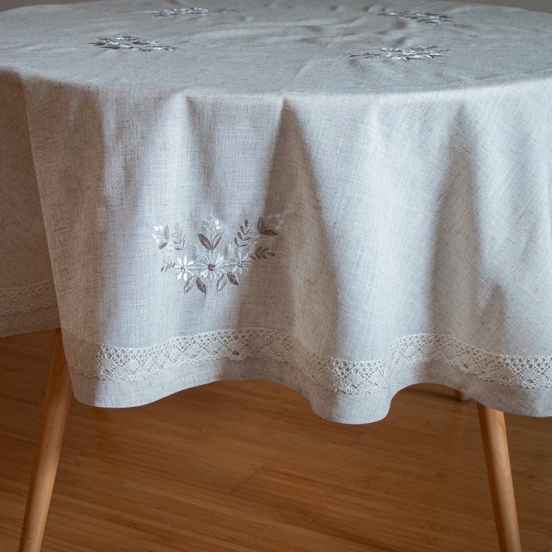 Mantel de Mesa Amalia Redondo 180cm-1