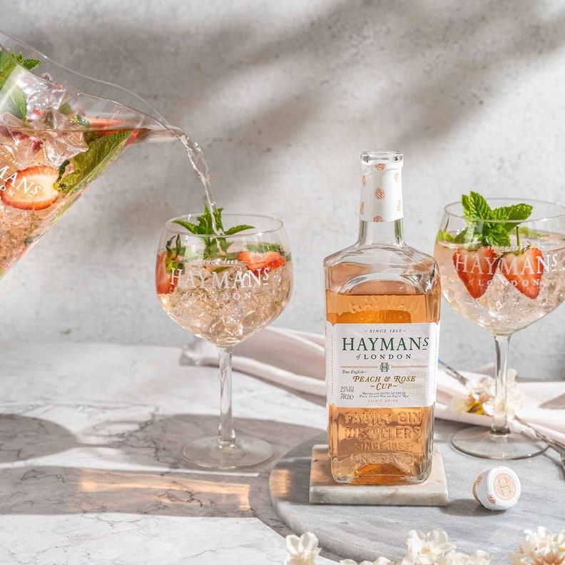 Gin Hayman's Peach's & Rose Cup 750ml-1