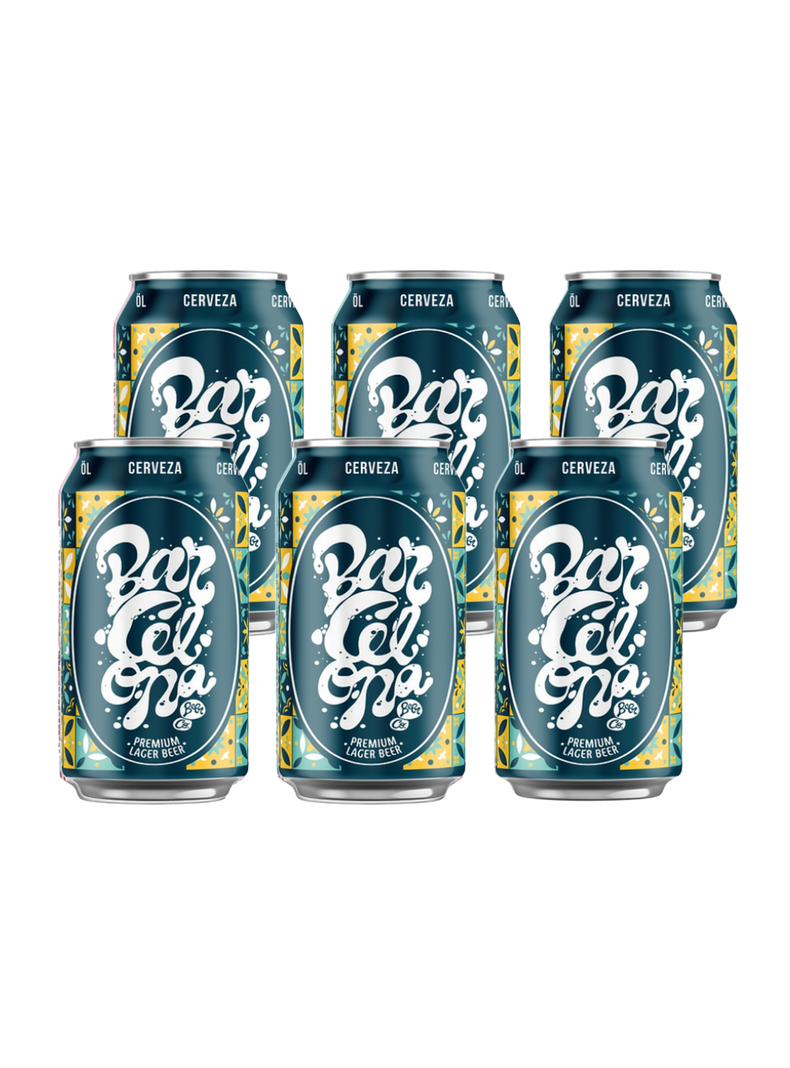 Cerveza Barcelona Lager 330cc X6 -0