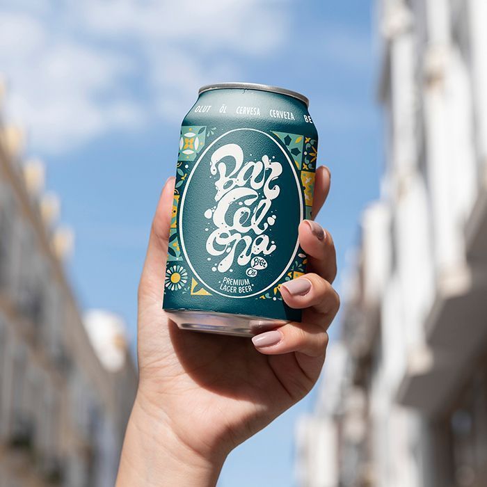 Cerveza Barcelona Lager 330cc X6 -2