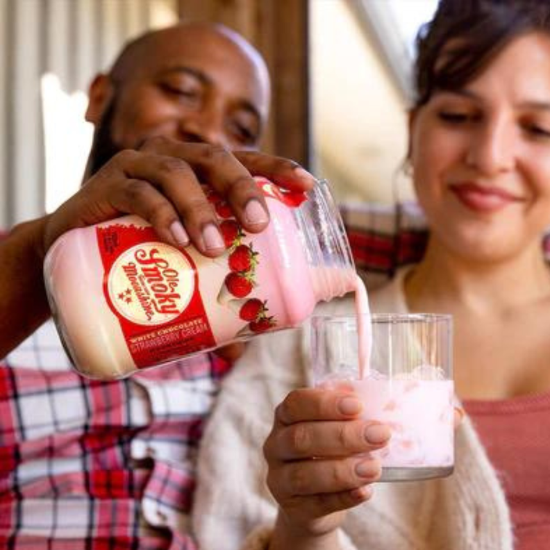 Whisky Ole Smoky Moonshine White Strawberry Cream 750ml-1