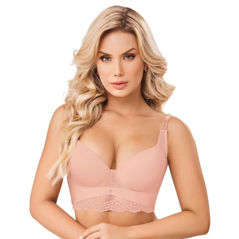 Sostén Ama Espalda Tipo Chaleco Refuerzo bajo el brazo Nude-0