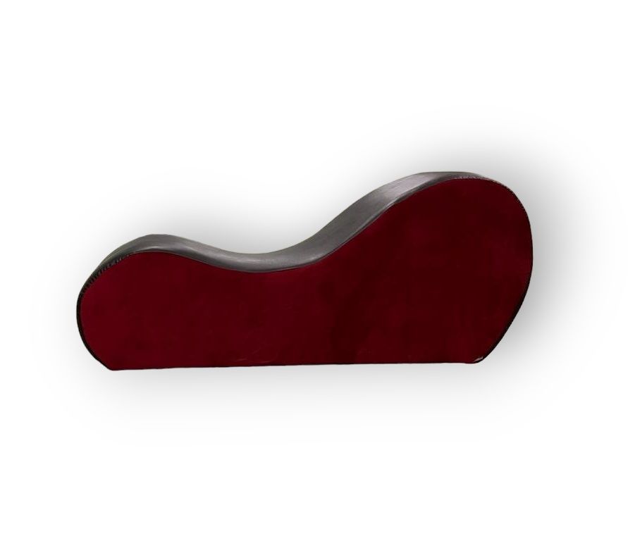 Sillon tantrico Afrodita pu/felpa negro/negro-2