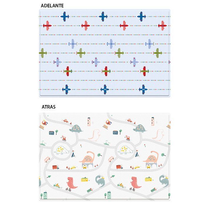 Premium Playmat Alfombra Juegos Bebe Aviones-4