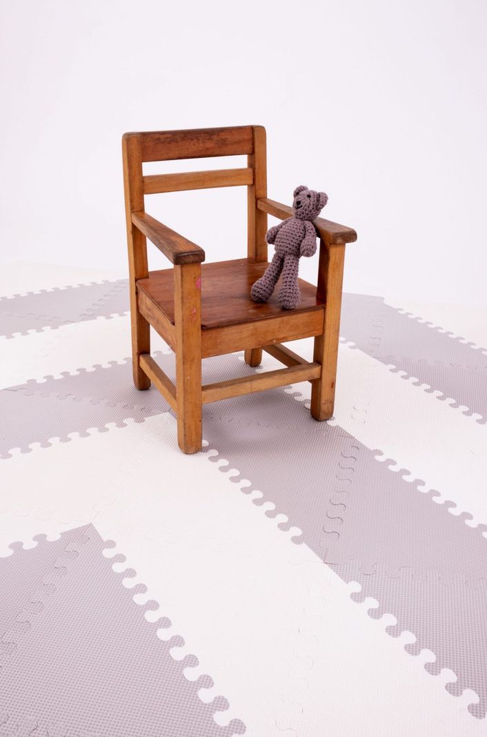 Alfombra Juegos Bebe Goma Eva Gris Claro 140x170cm-2