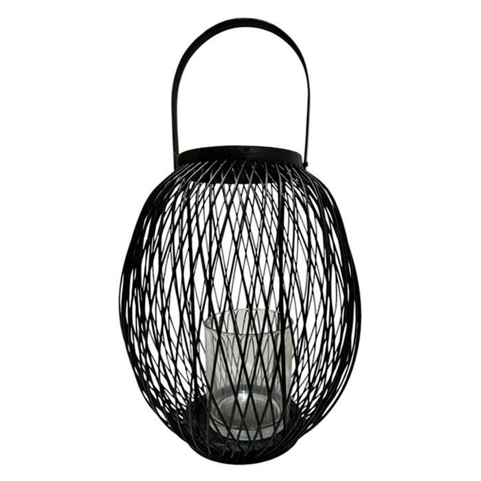 Fanal Porta Vela Negro-0