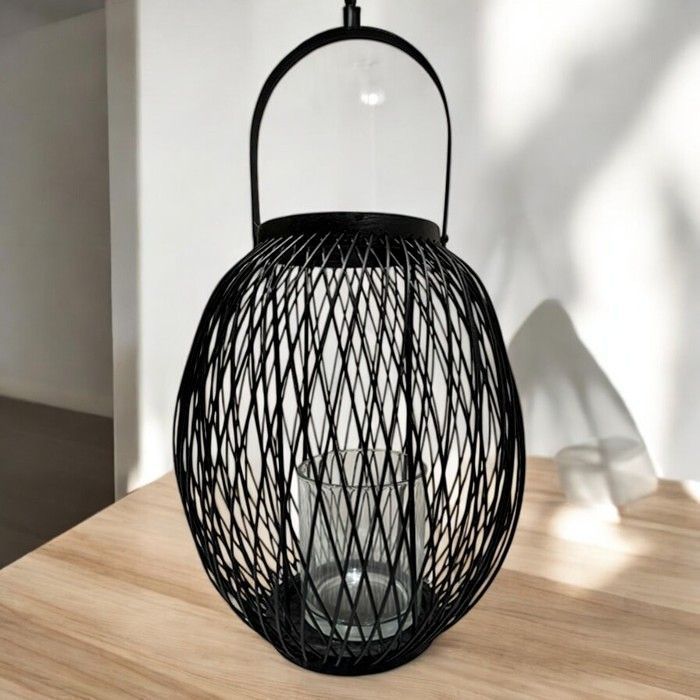 Fanal Porta Vela Negro-2