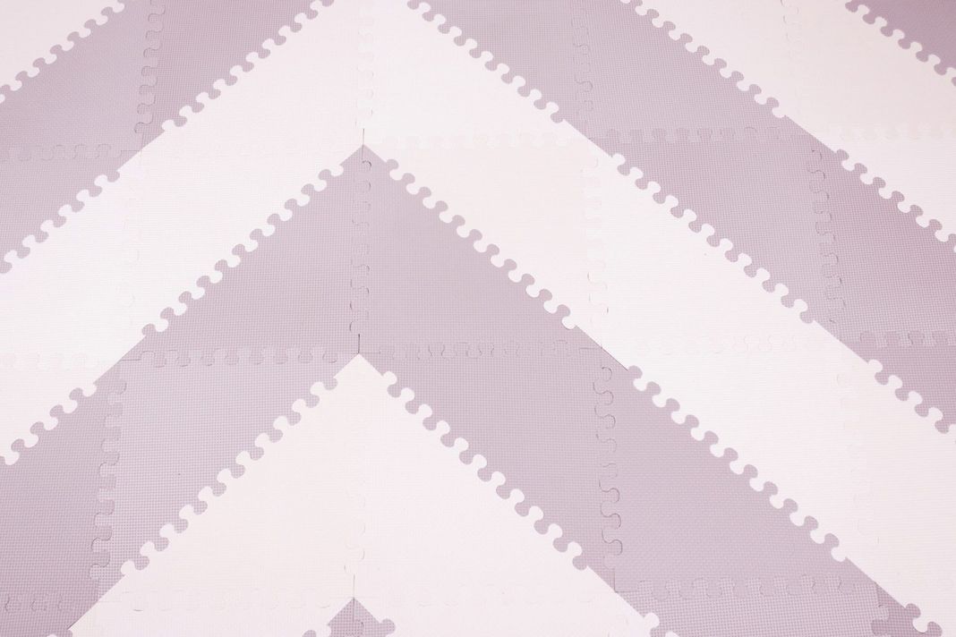 Alfombra Juegos Bebe Goma Eva Gris Claro 140x140cm-0
