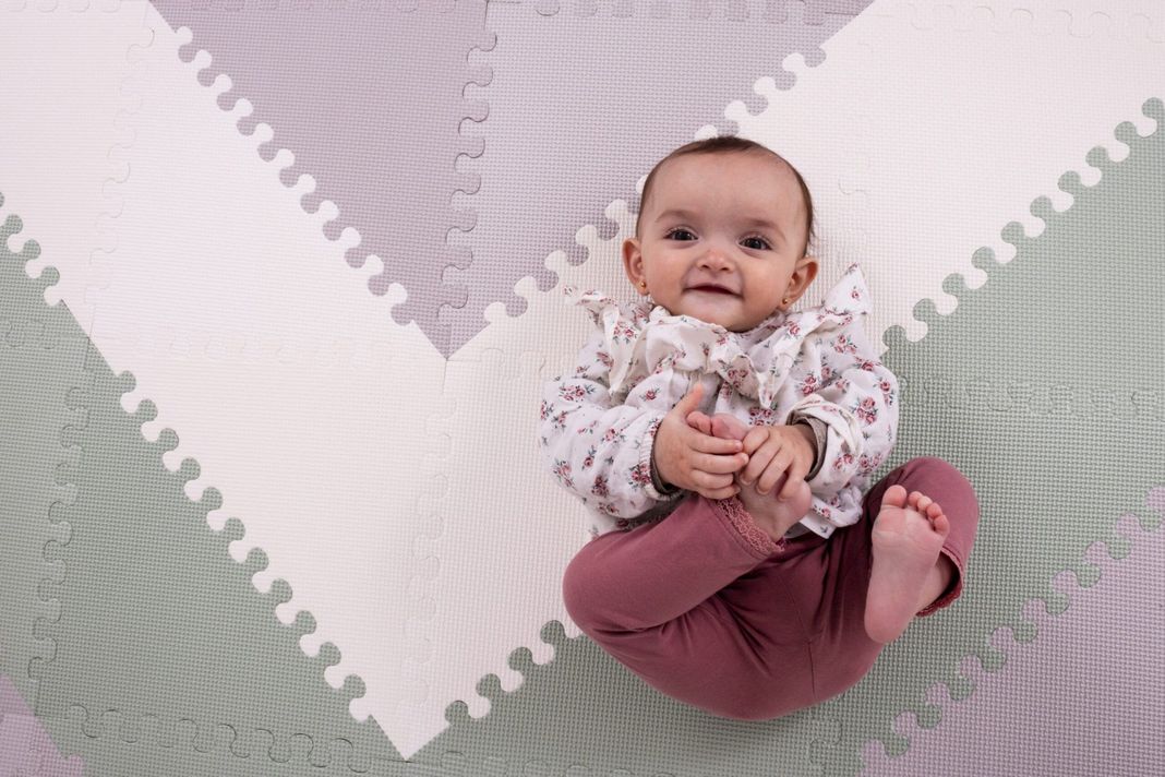 Alfombra Juegos Bebe Goma Eva Verde 140x170cm-1