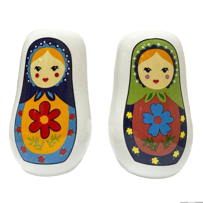 Salero y pimentero de porcelana-0