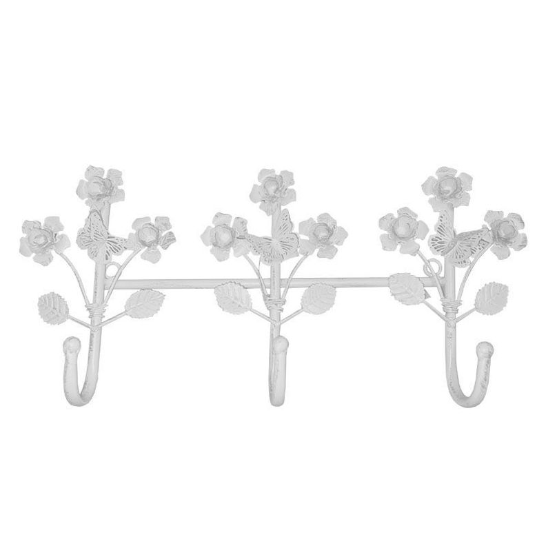 Perchero de pared Flores-0