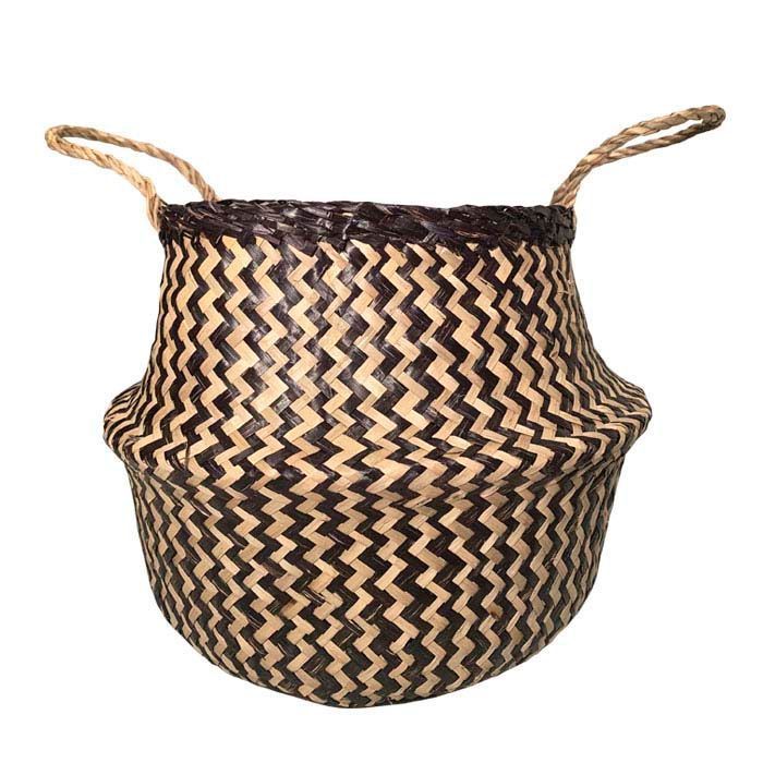 Canasto Seagrass Negro-0