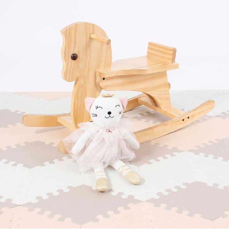 Alfombra Juegos Bebe Goma Eva Rio Beige-2