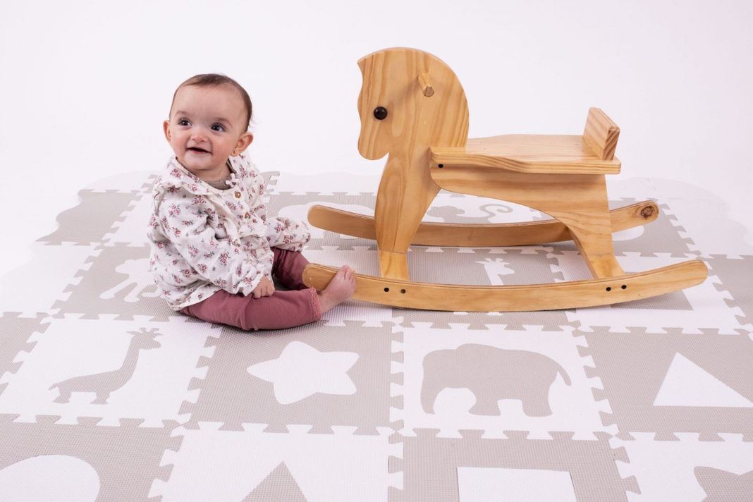 Alfombra Juegos Bebe Goma Eva Animales 150x150cm-3