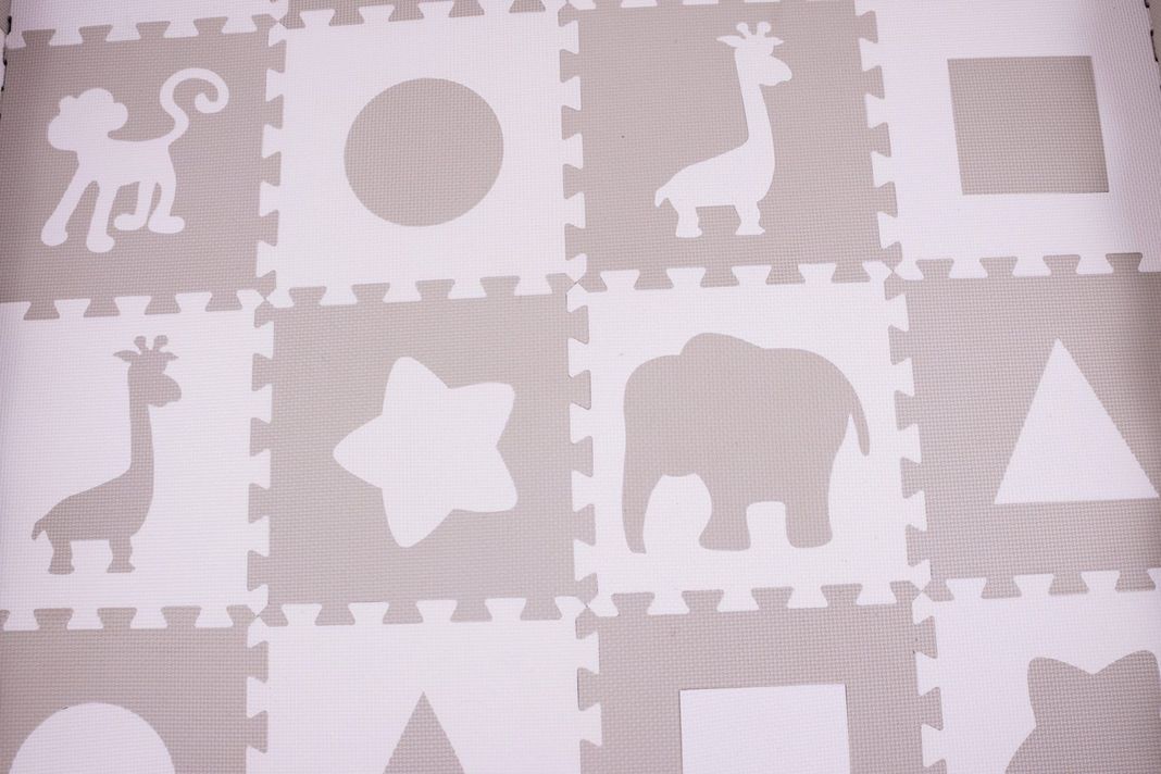 Alfombra Juegos Bebe Goma Eva Animales 150x150cm-2