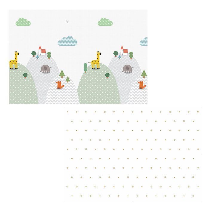 Playmat Reversible Antigolpes Bebés 185x125 cm Dreams-1