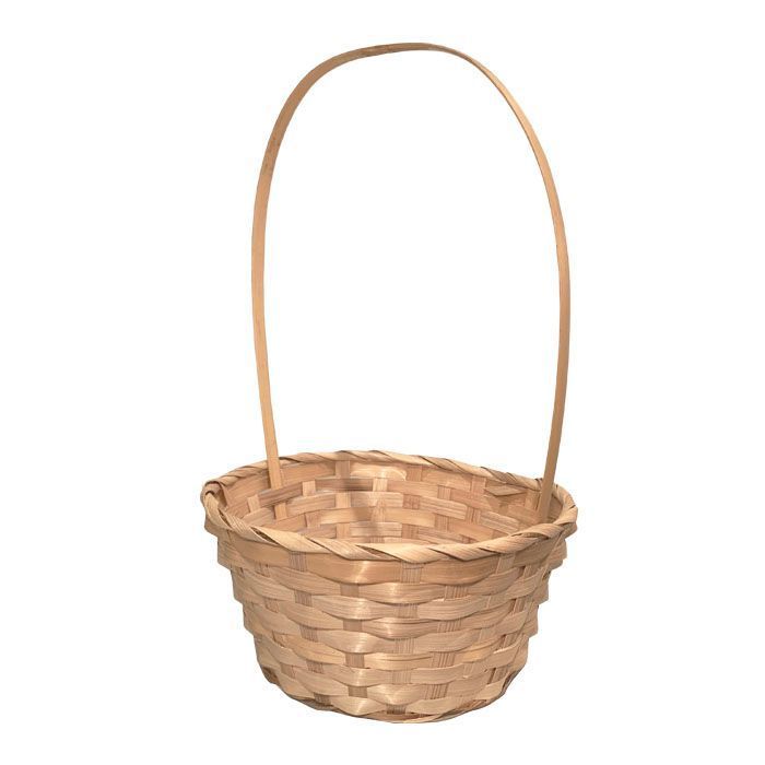 Cesta de bambu Beige Natural