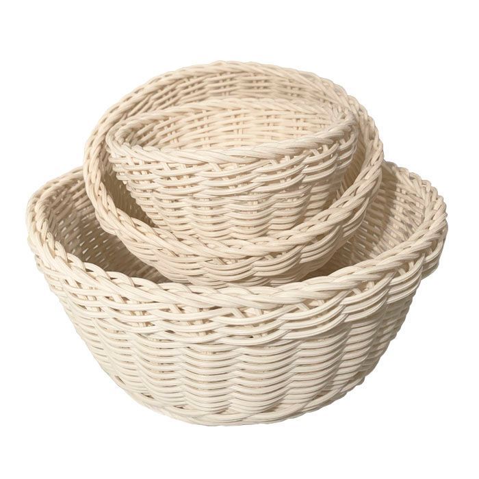Cestas set de 3 Blanco
