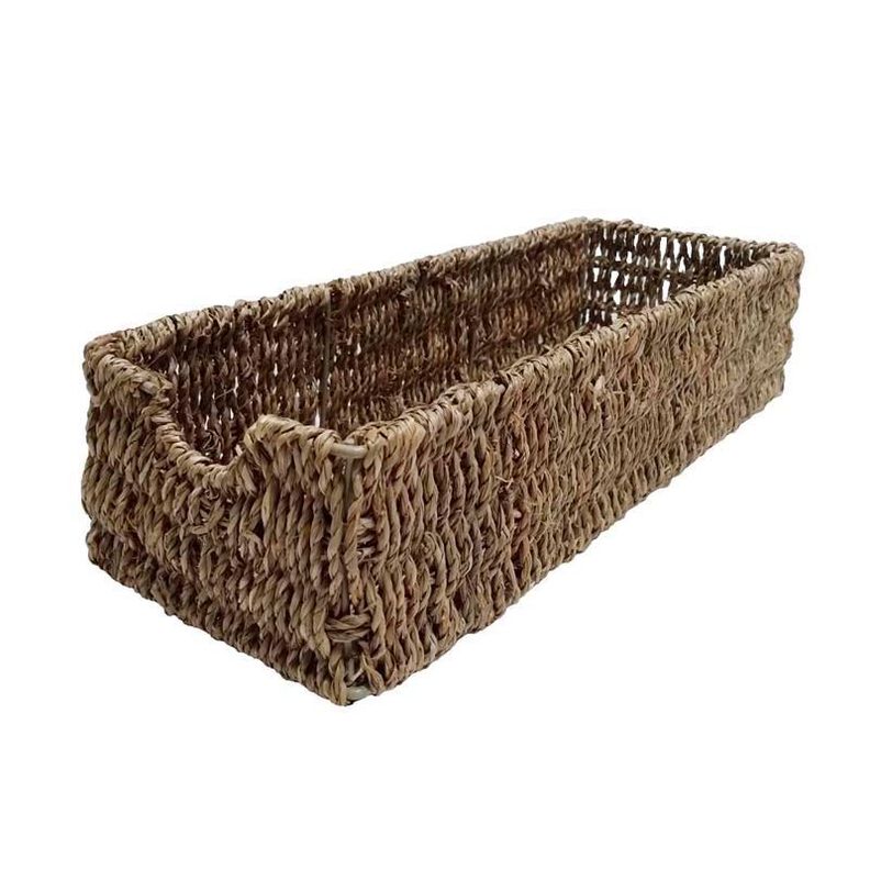 Cesta Rectangular Fibra Natural-0
