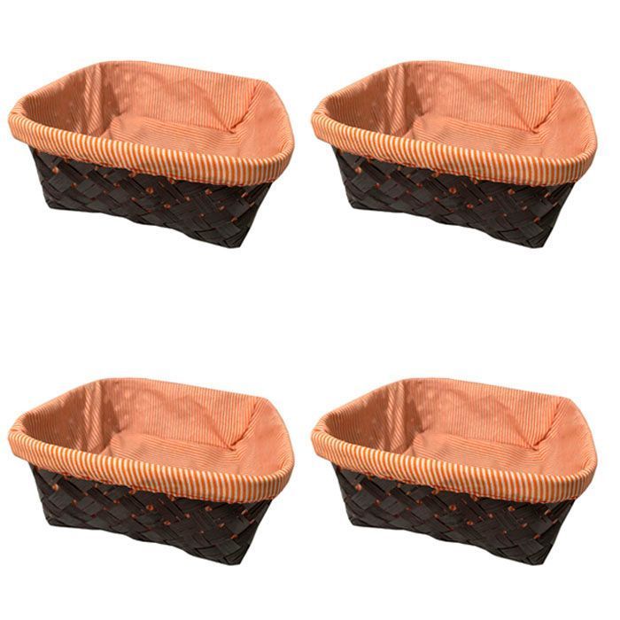 Cesta o panera con tela -0